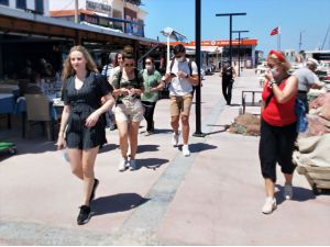 Ege'de turistik turlar, "sosyal mesafeyle" yeniden başladı