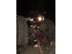 Bilecik'te devrilen traktörün altında kalan kişi öldü