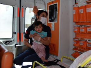 Aksaray'da sobadan sızan karbonmonoksitten etkilenen 4 kişi hastaneye kaldırıldı