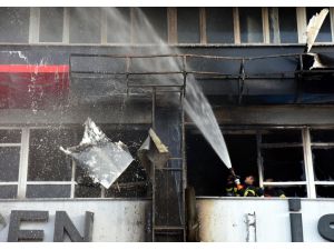 Kırıkkale'de özel bir kolejde yangın çıktı
