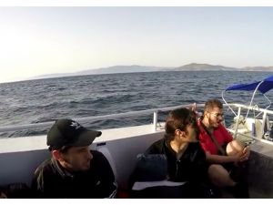 Bodrum'da Türk kara sularına geri itilen 10 sığınmacı kurtarıldı