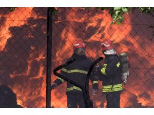 GÜNCELLEME - Gaziantep'te elyaf fabrikasında yangın
