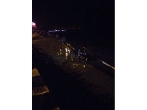 Trabzon'da minibüsün denize yuvarlandığı kazada 5 kişi yaralandı