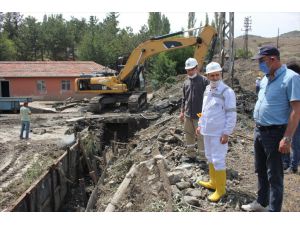 GÜNCELLEME - Amasya'da Merzifon Yeni Anadolu Madencilik işletmesini su bastı