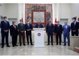 Bakanlar Akar, Varank ve Karaismailoğlu, Kayseri Valiliğini ziyaret etti