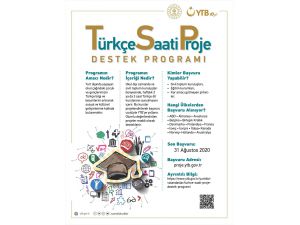 YTB'nin "Türkçe Saati Proje Destek Programı" başvuruya açıldı