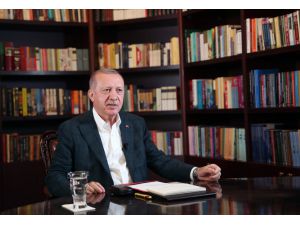 Cumhurbaşkanı Erdoğan, gençlerle video konferans yöntemiyle buluştu: (3)
