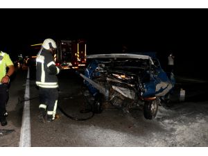 Manisa'da trafik kazası: 1 ölü, 1 ağır yaralı