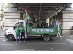 Fransa'da İsrail'in "ilhak" planı protesto edildi