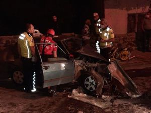 Kayseri'de iki otomobilin çarpıştığı kazada 1 kişi öldü, 3 kişi yaralandı