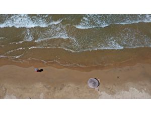 Aydın sahillerinde tatilciler deniz keyfi yaşadı
