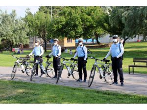 Uşak'ta bisikletli polislerden oluşan "Martı Timi" göreve başladı