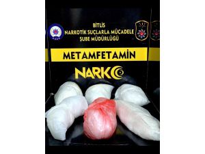 Bitlis'te 3 kilo 34 gram sentetik uyuşturucu ele geçirildi