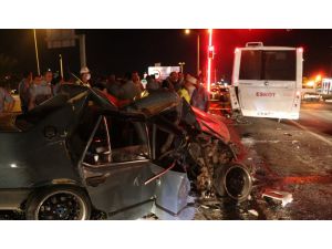 İzmir'de trafik kazası : 6 yaralı