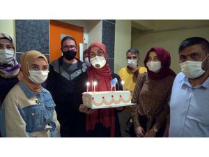 Kahramanmaraş'ta şehit kızına doğum günü sürprizi