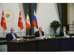 Türkiye-Rusya Federasyonu-İran Üçlü Videokonferans Zirvesi başladı