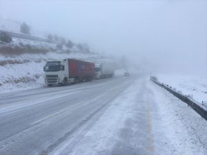 Karaman'da kar yağışı