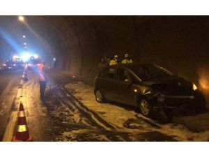 Rize'de tünelde meydana gelen zincirleme trafik kazasında 6 kişi yaralandı