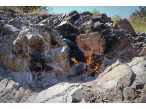 Amanoslar'ın "yanan taşları" turizme kazandırılacak