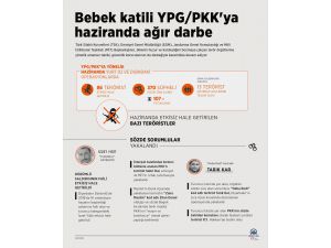 GRAFİKLİ - Bebek katili YPG/PKK'ya haziranda ağır darbe