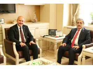 Bakan Soylu'dan Yargıtay Cumhuriyet Başsavcısı Şahin'e ziyaret