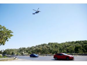 İstanbul'da helikopter destekli trafik uygulaması yapıldı