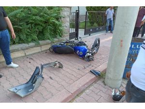 Konya'da otomobille çarpışan motosiklet sürücüsü hayatını kaybetti