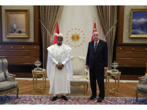 Sierra Leone Büyükelçisi Kai-Samba, Erdoğan'a güven mektubu sundu