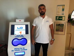 Türk firmanın ürettiği "el dezenfekte cihazı" İsveç'te satışa sunuldu