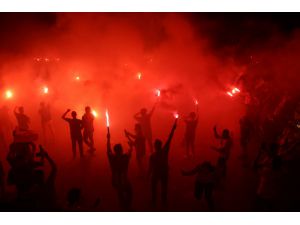 Hatayspor'un şampiyonluğu kentte kutlanıyor