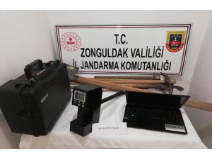 Zonguldak'ta izinsiz kazı yapan 5 kişi suçüstü yakalandı