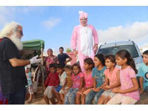 Adana'da tarım işçilerinin çocuklarına bayram öncesi etkinlik