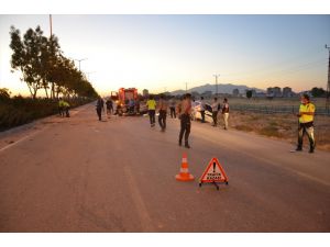 Karaman'da otomobil devrildi: 2 yaralı