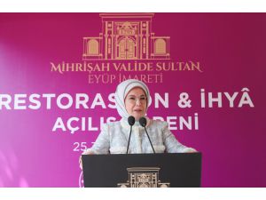 Restorasyonu tamamlanan Mihrişah Valide Sultan İmareti törenle açıldı