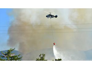 GÜNCELLEME 3 - Çanakkale'de orman yangını kontrol altına alınmaya çalışılıyor