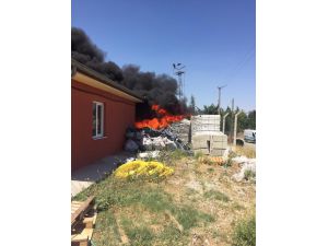 Burdur'da doğal gaz basınç düşürme istasyonuna sıçrayan yangın söndürüldü