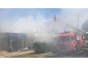 Zonguldak'ta kafede çıkan yangın söndürüldü