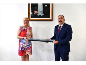 KARDEMİR Genel Müdür Vekili Özkara, TCDD Taşımacılık AŞ Genel Müdürü  Yazıcı'yı ağırladı