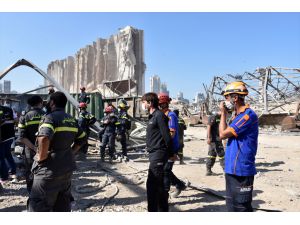Türk ekiplerin, Beyrut Limanı'ndaki arama kurtarma faaliyetleri sürüyor