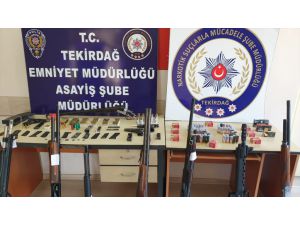 Tekirdağ'da helikopter destekli kaçakçılık ve uyuşturucu operasyonu