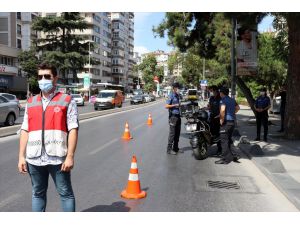 İstanbul'da motosiklet denetimi