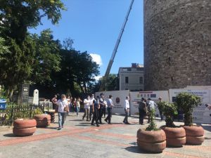 İBB'den Galata Kulesi'ndeki restorasyon çalışmalarına ilişkin suç duyurusu