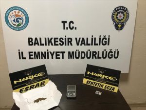 Balıkesir'de uyuşturucu operasyonlarında 3 şüpheli tutuklandı