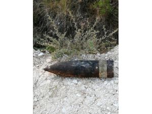 Manisa'da patlamamış top mermisi imha edildi