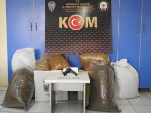 Kırıkkale'de 75 kilogram kaçak tütün ele geçirildi
