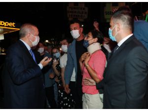 Cumhurbaşkanı Erdoğan, Üsküdar’daki bir restoranda yemek yedi