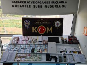 Adana'da tefecilik operasyonunda 19 kişi gözaltına alındı