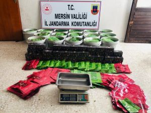 Mersin'de 273 kilogram kaçak tütün ele geçirildi