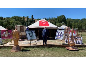 Cumhurbaşkanı Erdoğan'ın eşi Emine Erdoğan "Erzurum otağı"nı gezdi