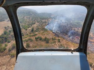 GÜNCELLEME - Hatay'da çıkan orman yangınında 1,5 hektar alan zarar gördü